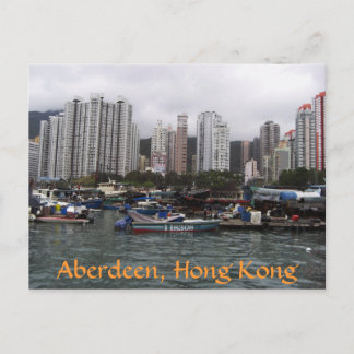 Carte Postale Aberdeen, Hong Kong