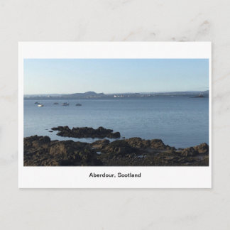Carte Postale Aberdour, Ecosse - Eau et Rochers