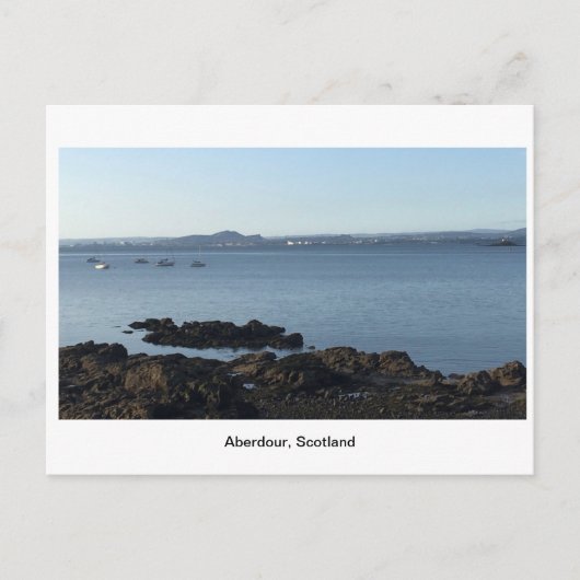 Carte Postale Aberdour, Ecosse - Eau et Rochers (Devant)