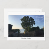 Carte Postale Aberdour, Écosse - Route vers la plage (Devant / Derrière)