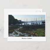 Carte Postale Aberdour Harbour à Dawn (Devant / Derrière)