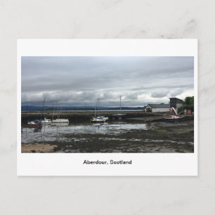 Carte Postale Aberdour Harbour - Bateaux à basse altitude