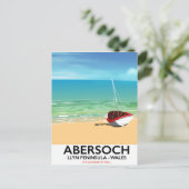 Carte Postale Abersoch, affiche de vacances dans la péninsule de (Debout devant)