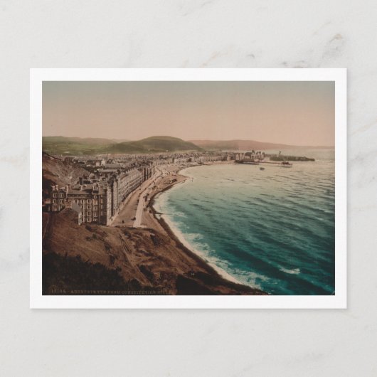 Carte Postale Aberystwyth de Constitution Hill, Pays de Galles (Devant)