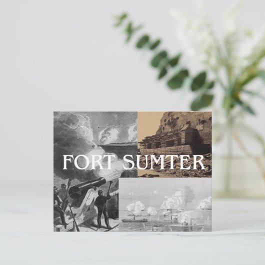 Carte Postale ABH Fort Sumter (Debout devant)
