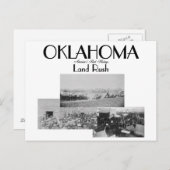 Carte Postale AbH Oklahoma Land Rush (Devant / Derrière)