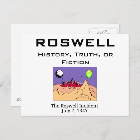Carte Postale ABH Roswell (Devant / Derrière)