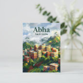Carte Postale Abha Arabie saoudite (Debout devant)