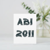 CARTE POSTALE ABI 2011 (Debout devant)