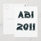 CARTE POSTALE ABI 2011 (Devant / Derrière)
