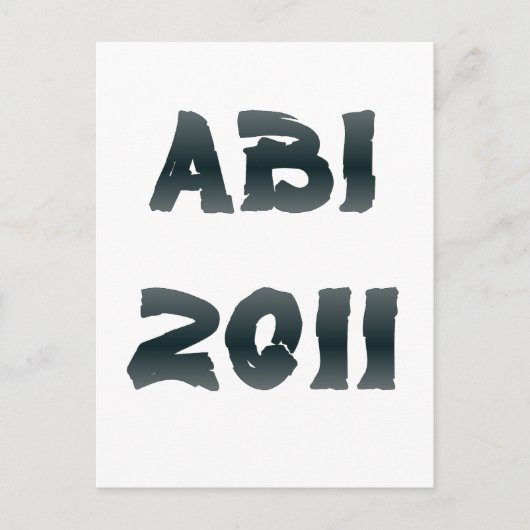 CARTE POSTALE ABI 2011 (Devant)