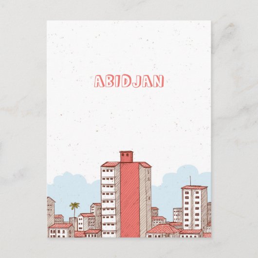 Carte postale Abidjan Côte d'Ivoire (Devant)