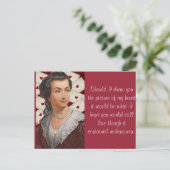 Carte Postale Abigail Adams (Debout devant)