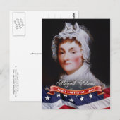 Carte Postale Abigail Adams, Première Dame des Etats-Unis (Devant / Derrière)
