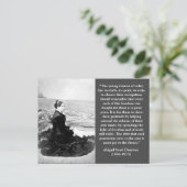 Carte Postale Abigail Scott Duniway Chef du Suffrage de l'Oregon (Debout devant)