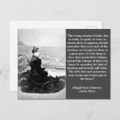 Carte Postale Abigail Scott Duniway Suffrage Dirigeant de l'Oreg (Devant / Derrière)