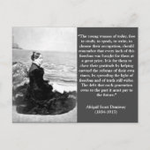 Carte Postale Abigail Scott Duniway Suffrage Dirigeant de l'Oreg (Devant)