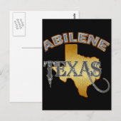CARTE POSTALE ABILÈNE, TEXAS (Devant / Derrière)