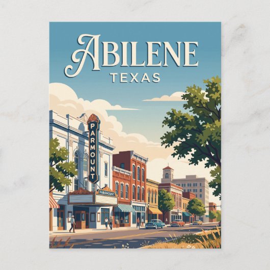 Carte Postale Abilene, Texas (Devant)