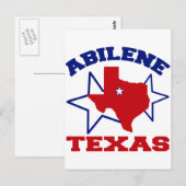 Carte Postale Abilene, Texas (Devant / Derrière)
