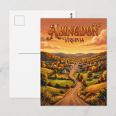 Carte Postale Abingdon États-Unis (Devant / Derrière)
