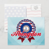 Carte Postale Abingdon, VA (Devant / Derrière)