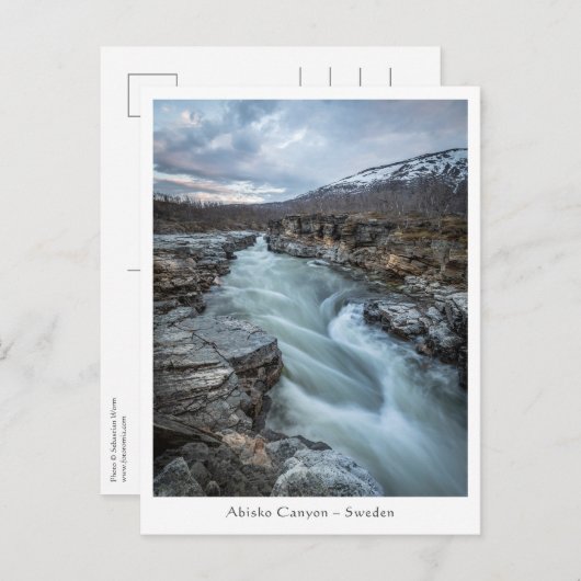 Carte Postale Abisko Suède (Devant / Derrière)