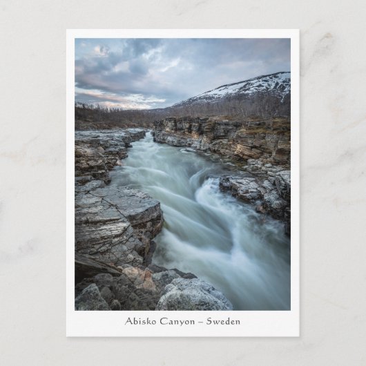 Carte Postale Abisko Suède (Devant)