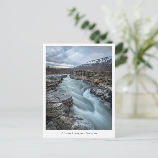 Carte Postale Abisko Suède (Debout devant)