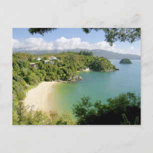 Carte Postale Able Tasman NP, Nelson, Nouvelle-Zélande. Les nomb