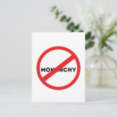 Carte Postale Abolir la monarchie (Debout devant)