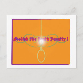 Carte Postale Abolir La Peine De Mort !