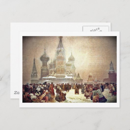 Carte Postale Abolition du servage en Russie 1914 (Devant / Derrière)