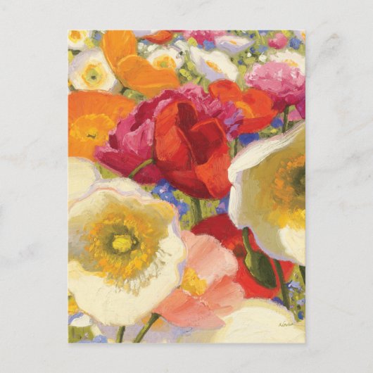 Carte Postale Abondance de fleurs (Devant)