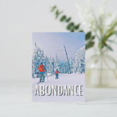 Carte Postale Abondance Station de ski (Debout devant)