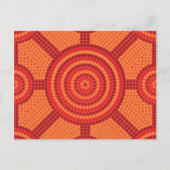 Carte Postale Aboriginal dot painting (Devant)