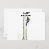 Carte Postale Aboriste Arbre chirurgien Anniversaire cadeau prés (Devant / Derrière)