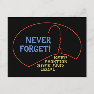 Carte Postale Abortion Safe & Legal