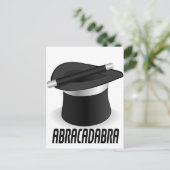 Carte Postale Abracadabra magic top hat (Debout devant)