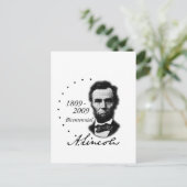 Carte Postale Abraham (Abe) Lincoln Bicentennial (Debout devant)