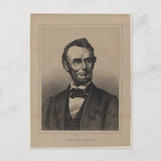 Carte Postale Abraham Lincoln (Devant)