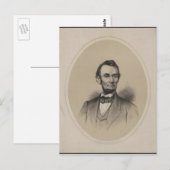 Carte Postale Abraham Lincoln (Devant / Derrière)