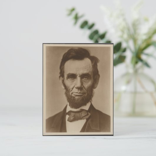Carte Postale Abraham Lincoln (Debout devant)