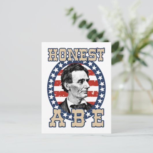Carte Postale Abraham Lincoln (Debout devant)