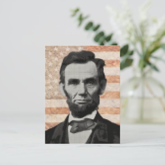 Carte Postale Abraham Lincoln (Debout devant)