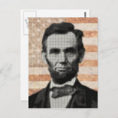 Carte Postale Abraham Lincoln (Devant / Derrière)