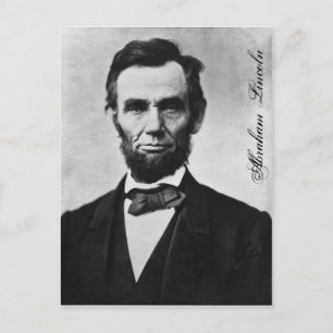 CARTE POSTALE ABRAHAM LINCOLN