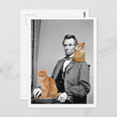 Carte Postale Abraham Lincoln (Devant / Derrière)