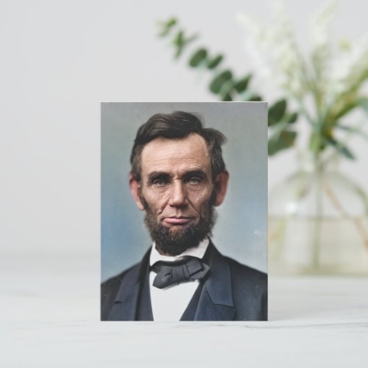 Carte postale Abraham Lincoln (Debout devant)