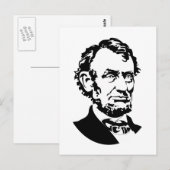 Carte Postale Abraham Lincoln (Devant / Derrière)